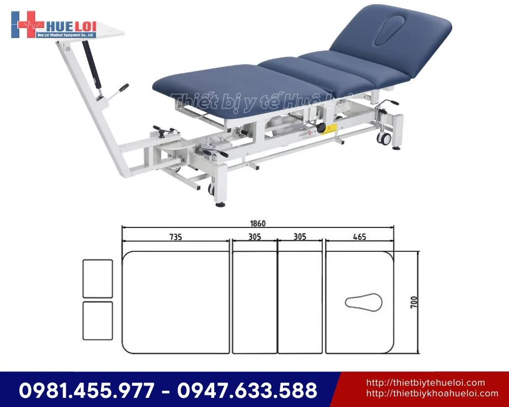 Giường kéo giãn cột sống lưng và cổ cao cấp