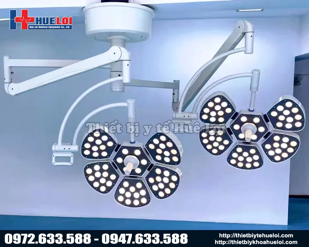 Đèn phẫu thuật 2 nhánh cao cấp