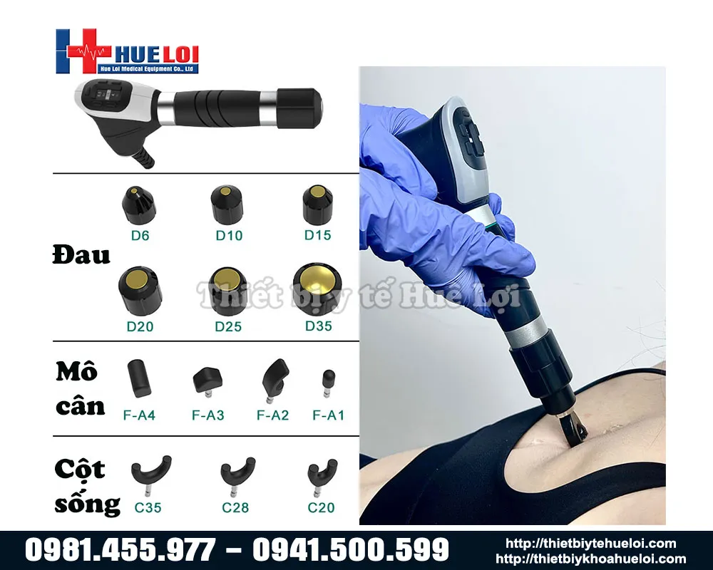 Tay cầm trị liệu của máy xung kích P30