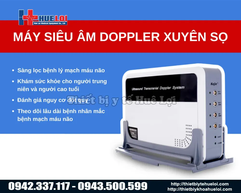 MÁY SIÊU ÂM DOPPLER XUYÊN SỌ KJ-2V4M