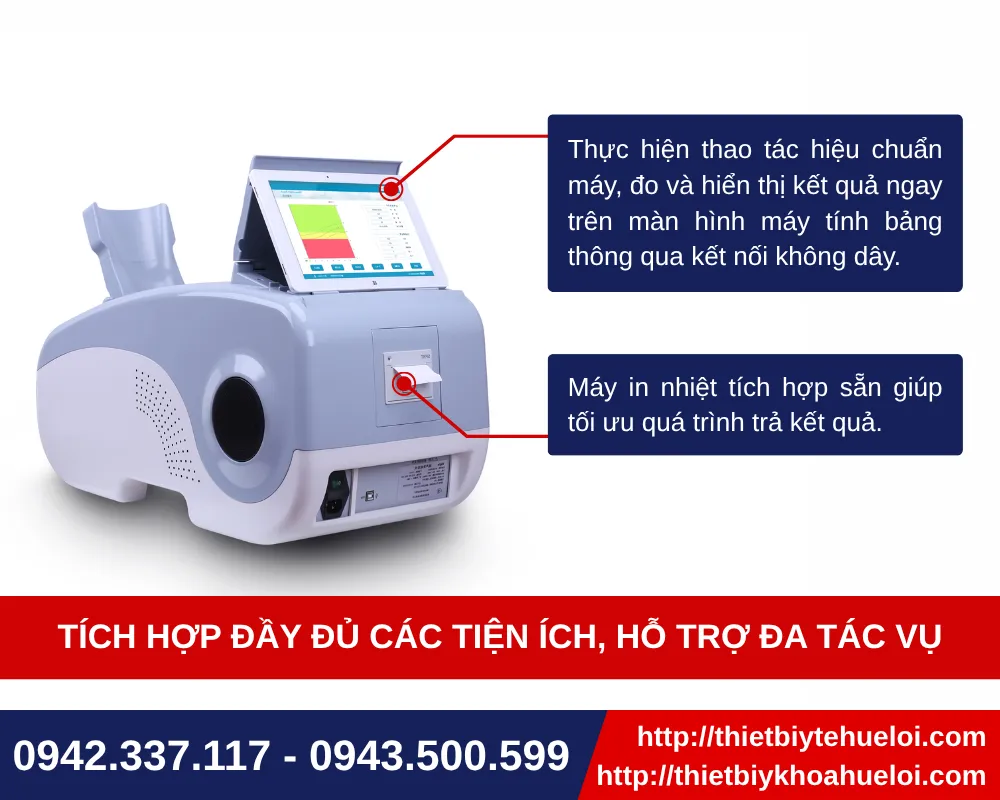 Máy đo loãng xương gót chân bằng sóng siêu âm cao cấp