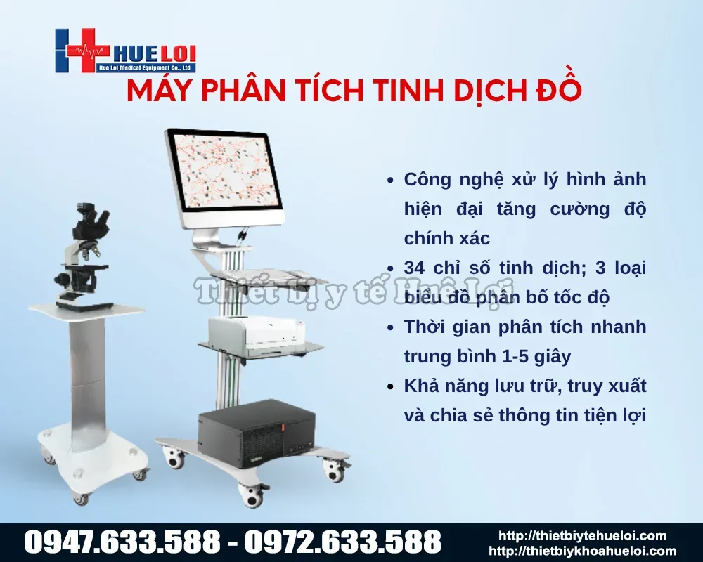 Máy phân tích tinh dịch đồ thế hệ mới