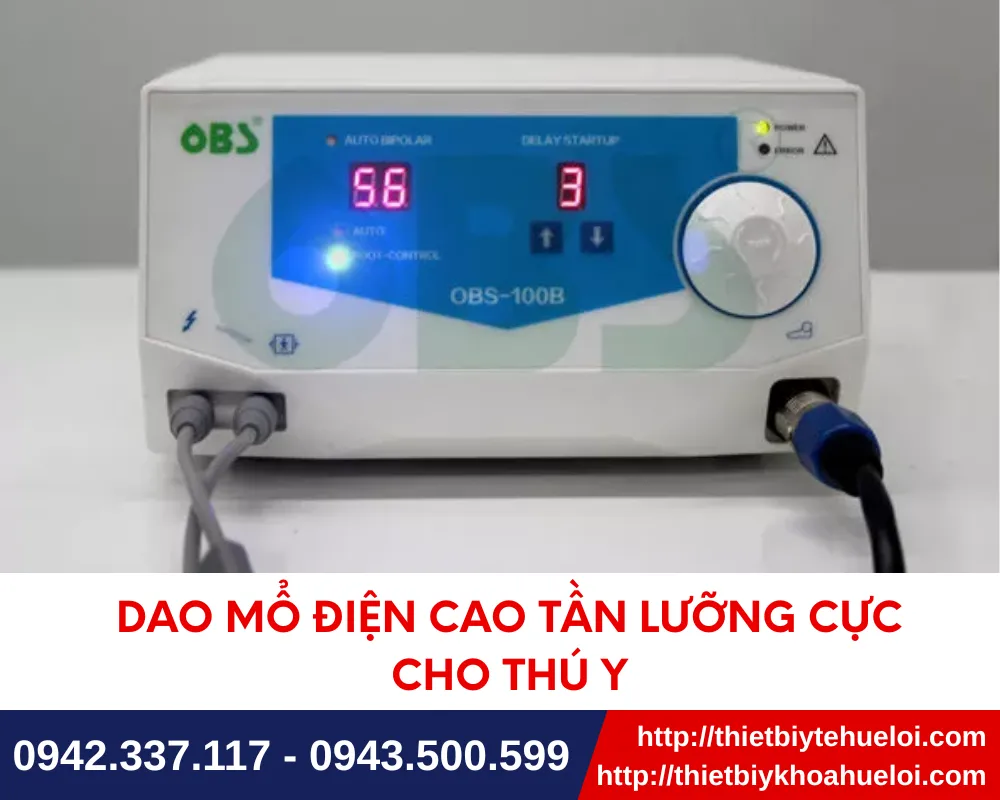DAO MỔ ĐIỆN LƯỠNG CỰC THÚ Y