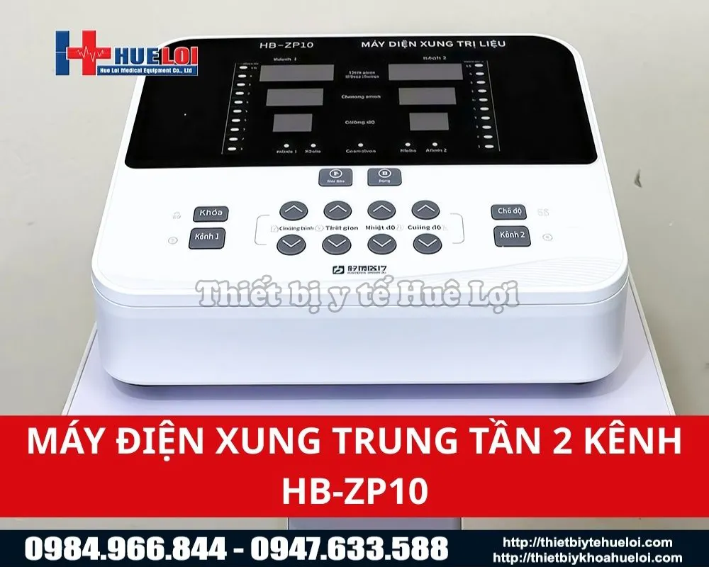 MÁY ĐIỆN XUNG TRUNG TẦN 2 KÊNH HB-ZP10