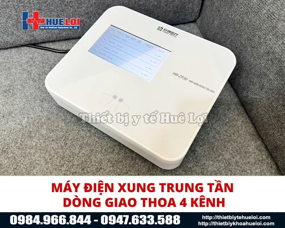 M&aacute;y điện xung giao thoa 4 k&ecirc;nh gi&aacute; tốt