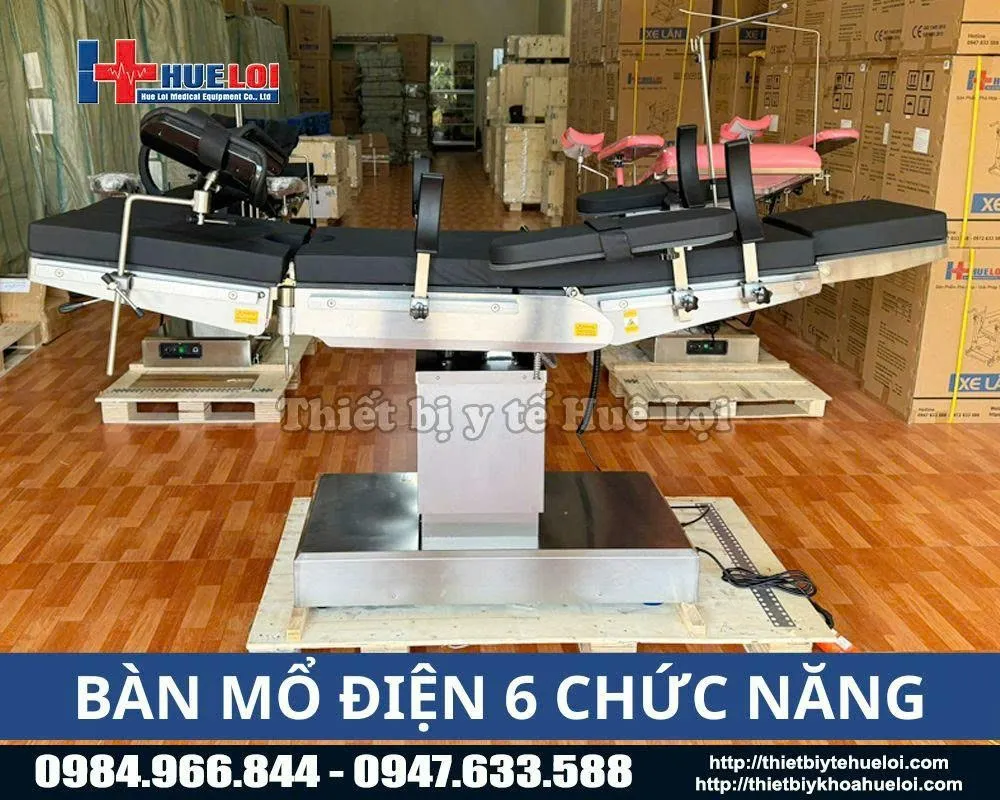 Bàn mổ điện 6 chức năng