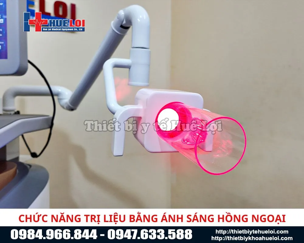 chức năng trị liệu bằng ánh sáng hồng ngoại của máy điều trị xuất tinh sớm sw3503