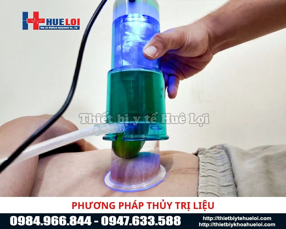 Phương pháp thủy trị liệu của máy điều trị rối loạn cương dương