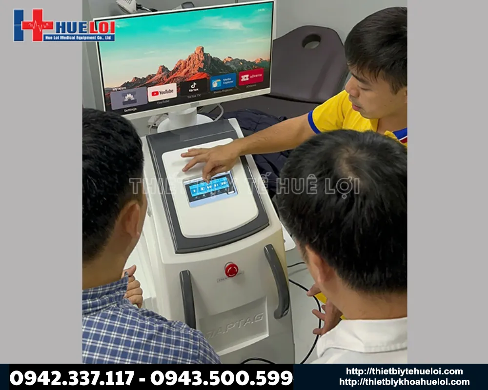 m&aacute;y điều trị bệnh tuyến tiền liệt 3 trong 1