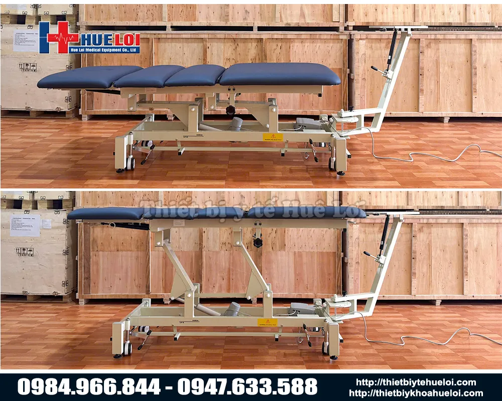Giường k&eacute;o gi&atilde;n cột sống bằng điện cao cấp