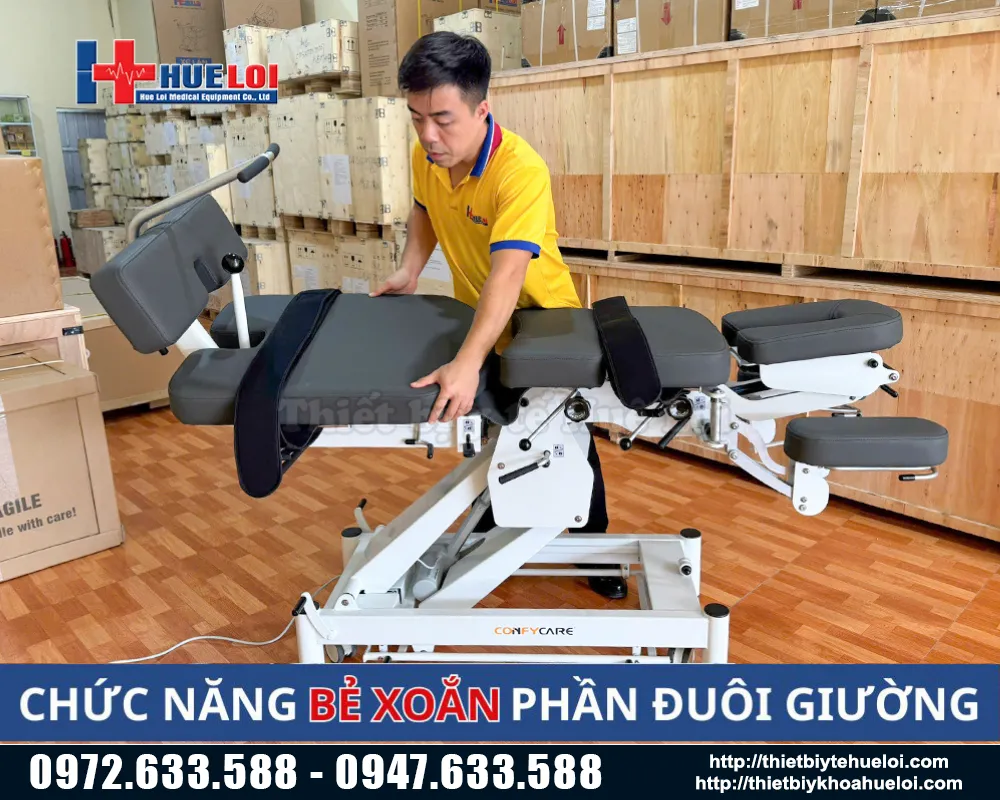 Giường t&aacute;c động cột sống EL07
