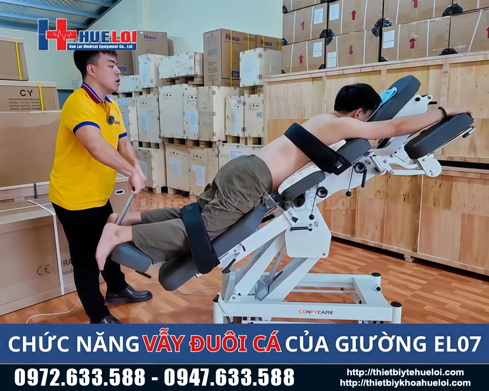Giường t&aacute;c động cột sống EL07 hiện đại