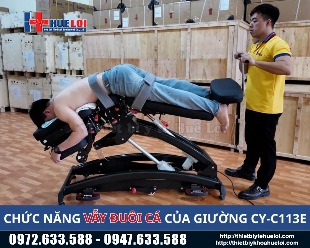 Giường nắn chỉnh cột sống cao cấp