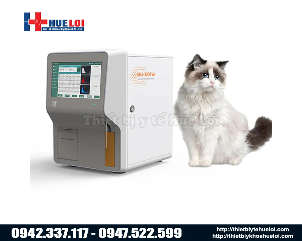 M&aacute;y x&eacute;t nghiệm m&aacute;u th&uacute; y BHA-3000 Vet