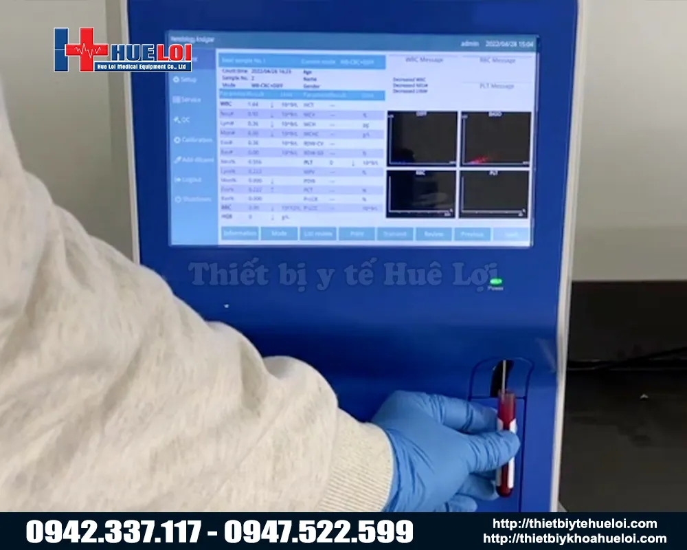 M&aacute;y x&eacute;t nghiệm m&aacute;u cao cấp cho th&uacute; y BHA-5000 VET