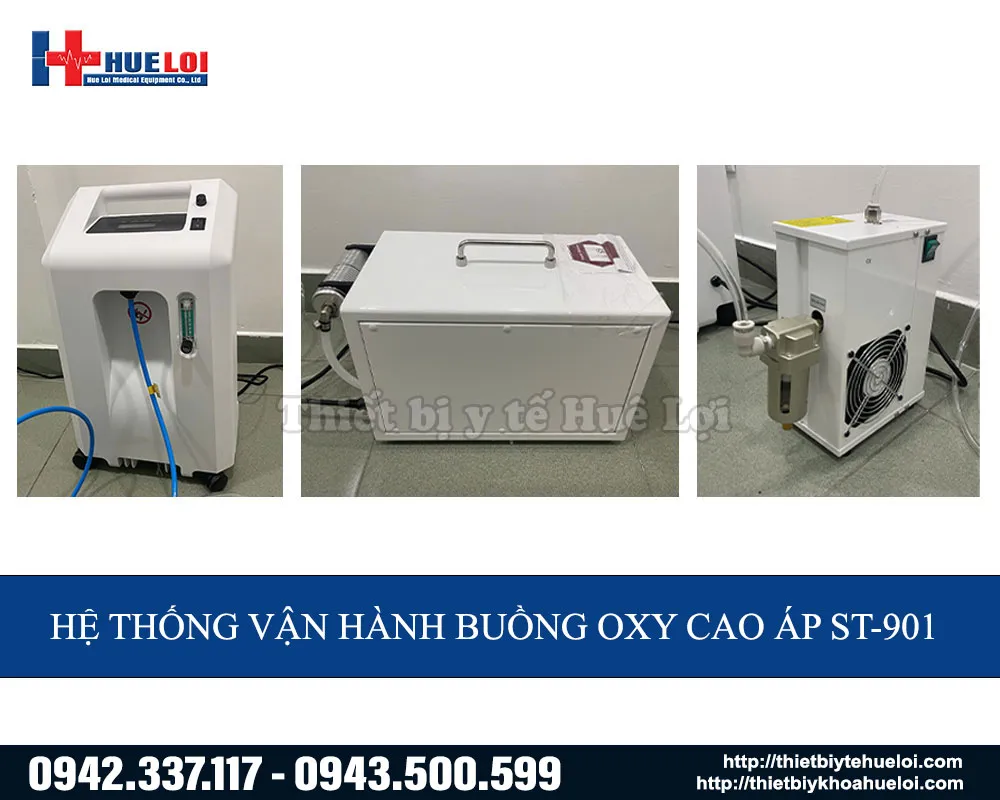 hệ thống vận h&agrave;nh buồng oxy cao &aacute;p st-901