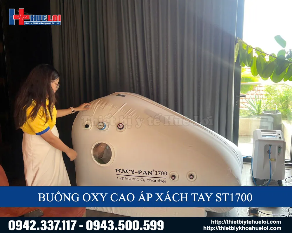 Buồng tạo khí oxy cao áp xách tay ST1700
