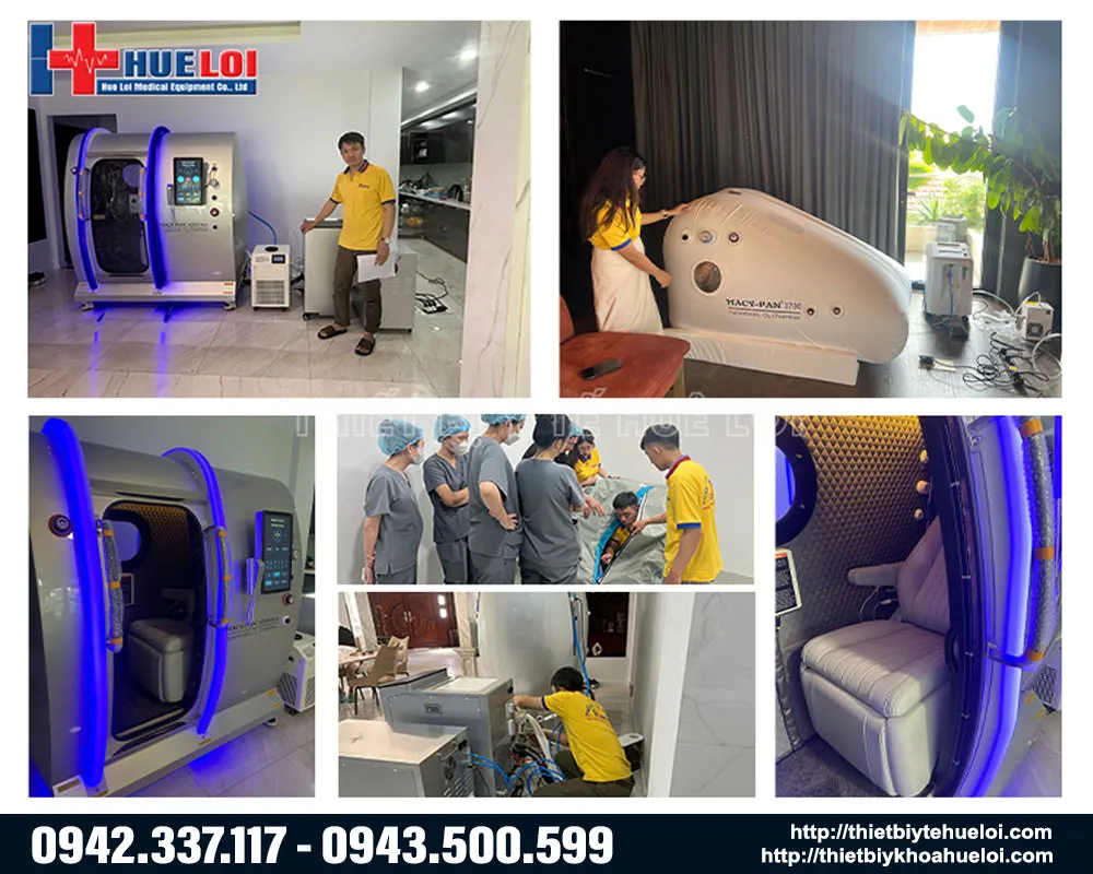 Hu&ecirc; Lợi b&agrave;n giao buồng oxy cao &aacute;p