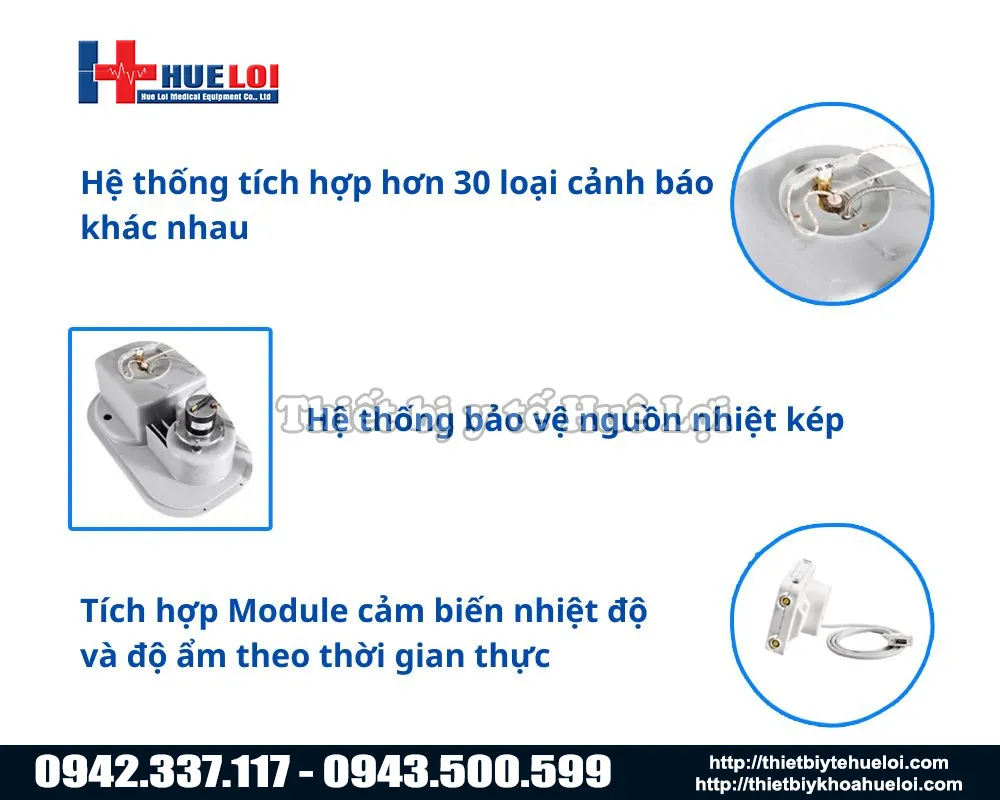 Hệ thống cảm biến an toàn trên lồng ấp ECOLA 3000