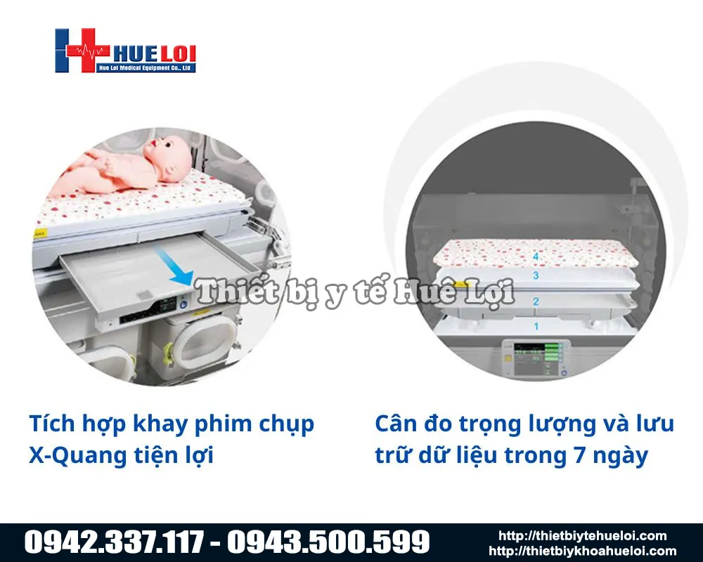 Khay chụp X-quang trên giường sưởi ECOLA 3000