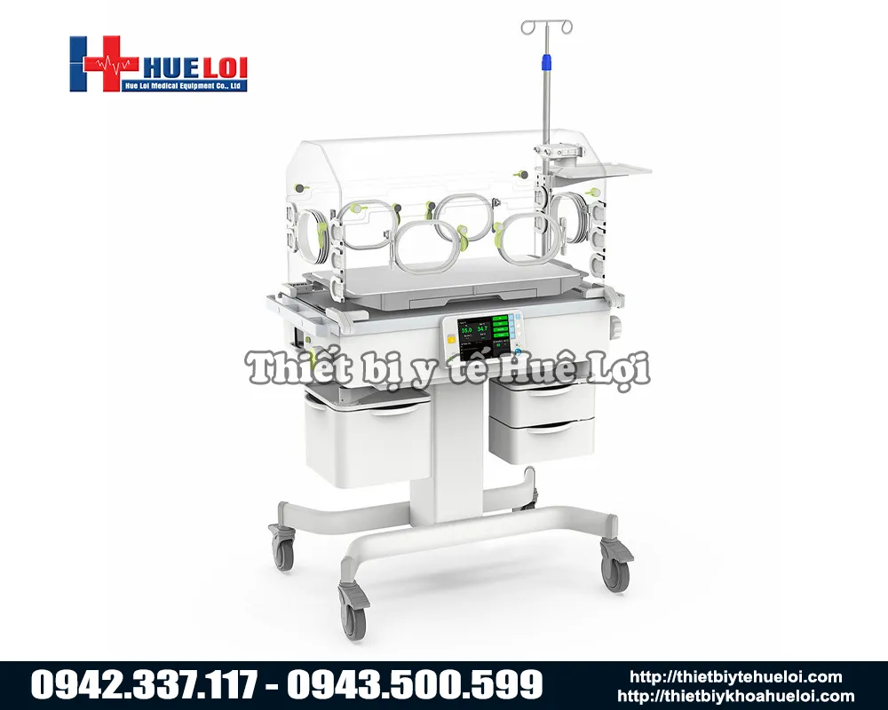 giường sưởi chuyên dùng cho trẻ sơ sinh