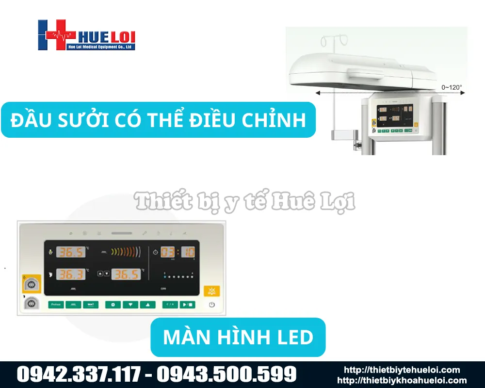 Hệ thống điều khiển máy sưởi ấm sơ sinh ecosy 530