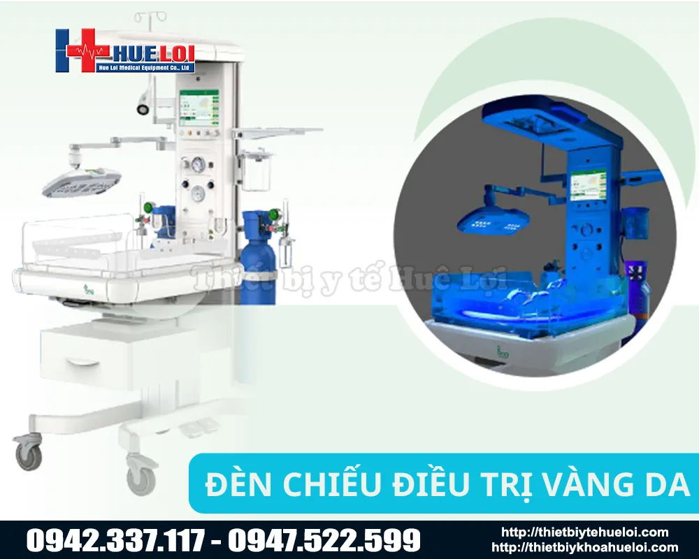 Đèn chiếu vàng da trên giường sưởi ECOSY 830