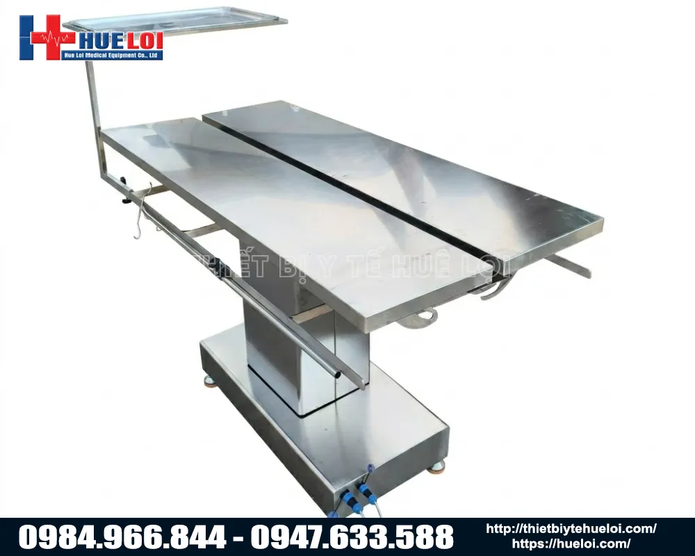 Giường mổ thú y chữ v bằng điện chuyên dụng