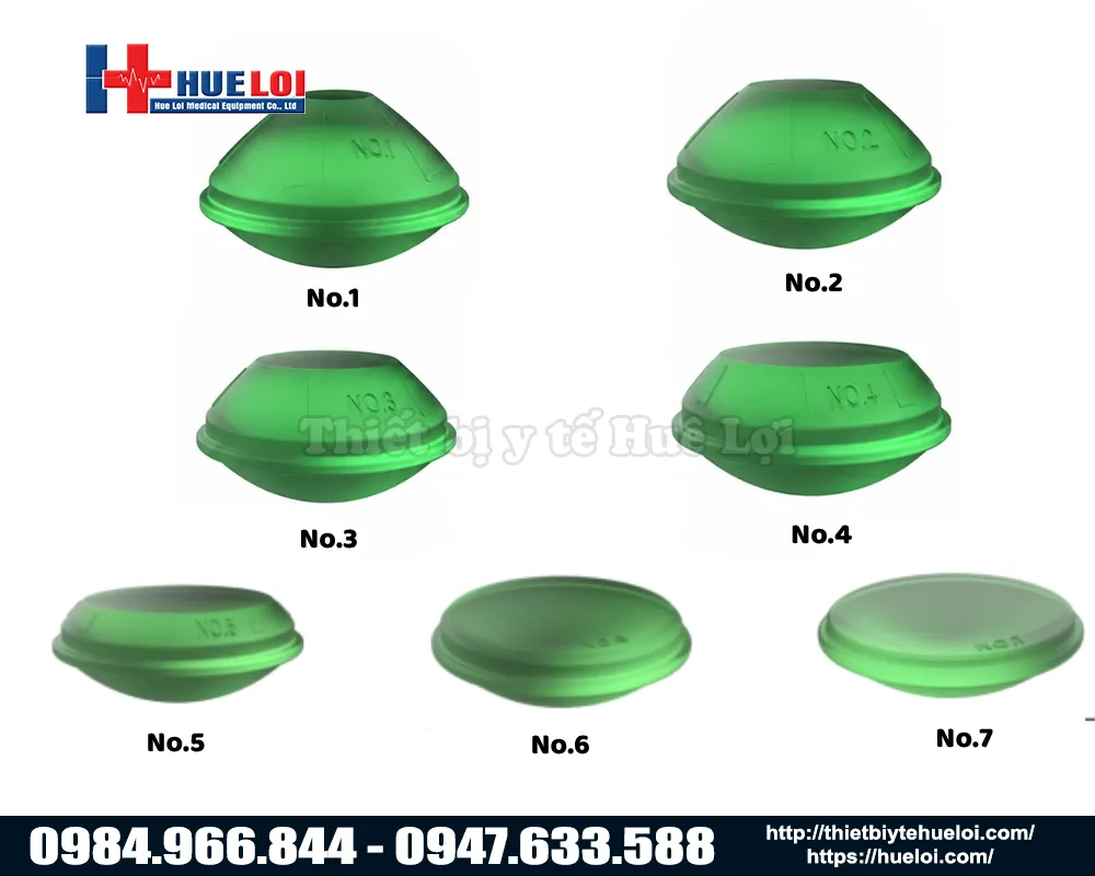Chức năng ri&ecirc;ng biệt của 7 đệm chọn độ s&acirc;u của m&aacute;y s&oacute;ng xung k&iacute;ch hội tụ &aacute;p điện Piezonia PZO-G1