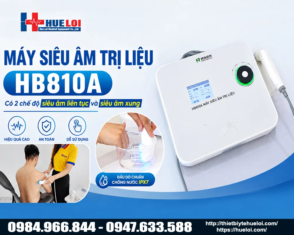 MÁY SIÊU ÂM TRỊ LIỆU ĐƠN TẦN CAO CẤP HB810A
