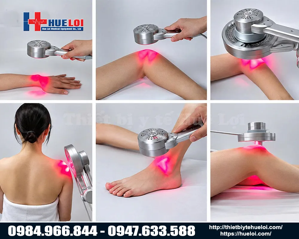 máy từ trường kết hợp laser hỗ trợ giảm đau cơ xương khớp