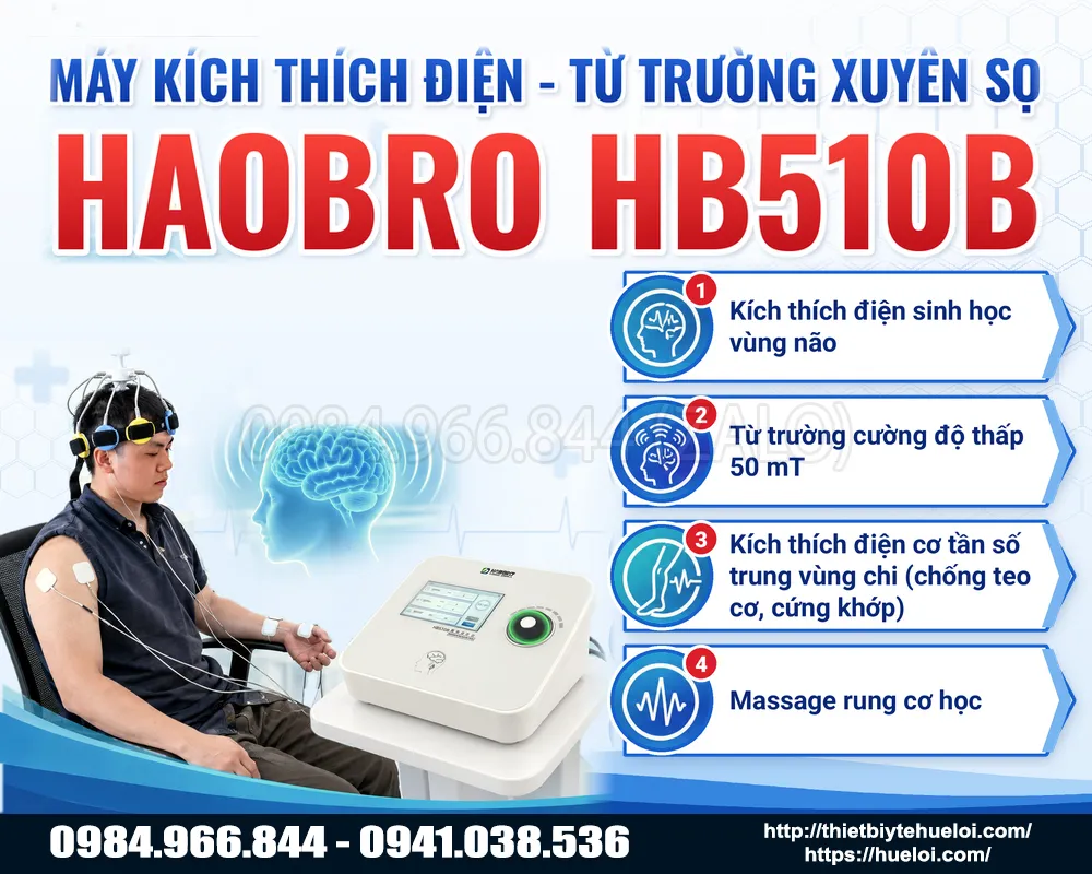 MÁY TỪ TRƯỜNG XUYÊN SỌ ĐIỀU TRỊ MẤT NGỦ CAO CẤP