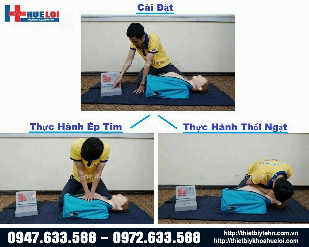 hướng dẫn thực hành ép tim thổi ngạt